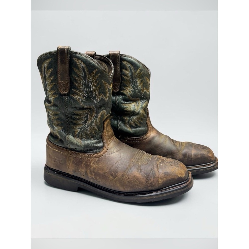 Ariat Mens Steel Toe Work Cowboy Boot Size 13 D Ranch Rodeo Farm Oil Resistant